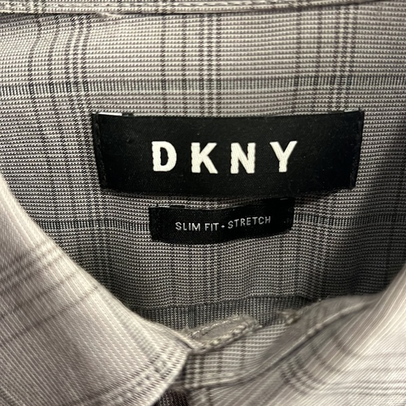 Mens L slim fit stretch DKNY button down. Great condition. - Picture 5 of 5
